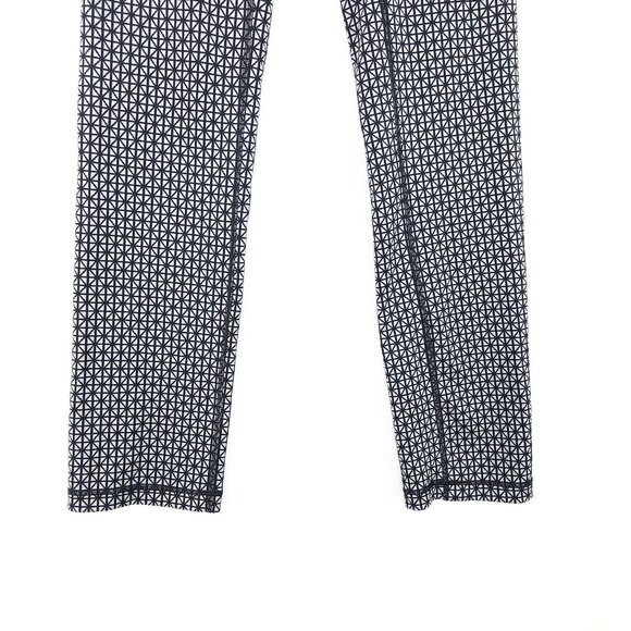 Lululemon Legging Straight Leg Size 8 Double Layer Waist Geometric Tummy Control - Picture 5 of 13
